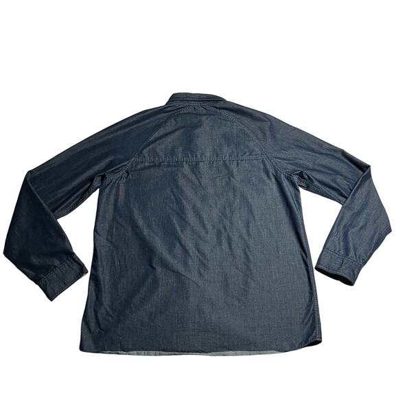 Toad & Co Men's Chambray Button Up Shirt Size X-Large Lightweight Casual - Picture 2 of 7